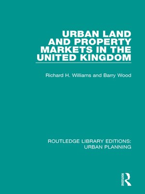 cover image of Urban Land and Property Markets in the United Kingdom